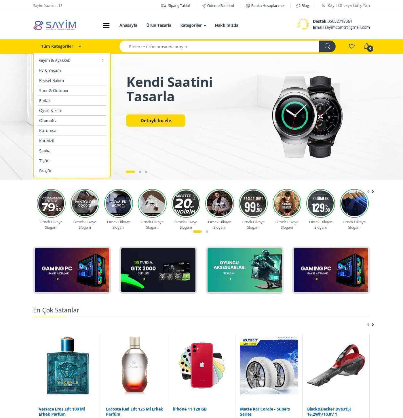 1. Paket - E-Ticaret