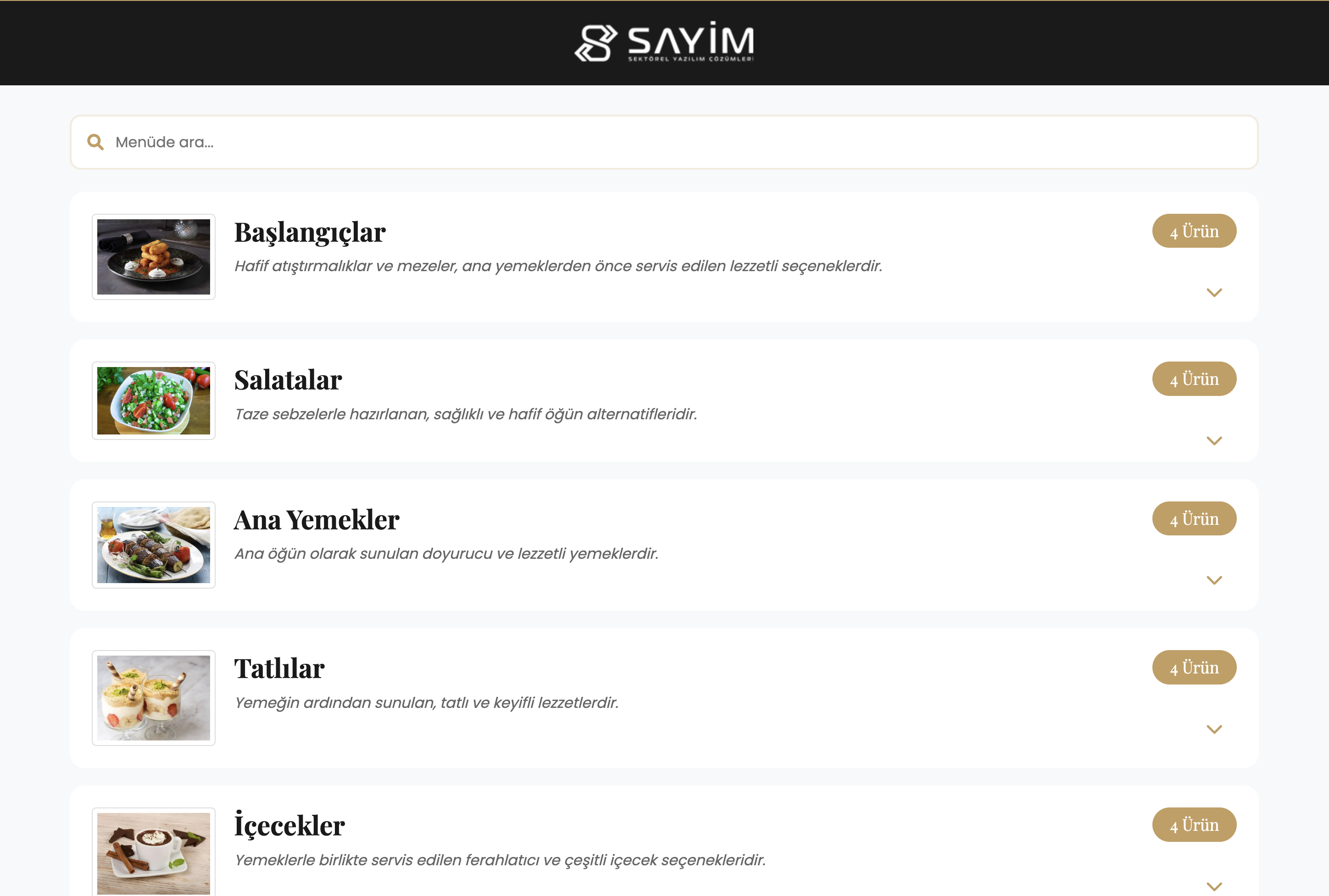 8. Paket - Restoran Yazılımı